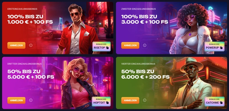 RetroBet Bonus Codes Einzahlungspaket Freispiele